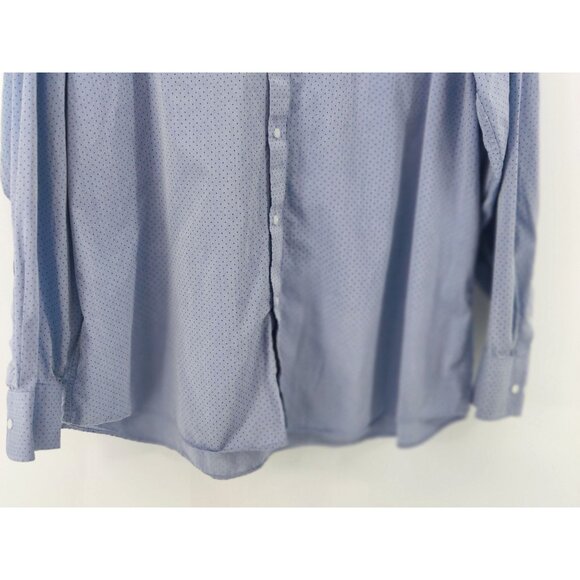 Tommy Hilfiger Blue with dots Regular Fit Button Up Size 2XL - Picture 7 of 11